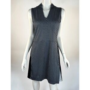 EP Pro Ladies Golf Dress Women S NWT $129 Stretch UPF+50 V-neck Sleeveless Black